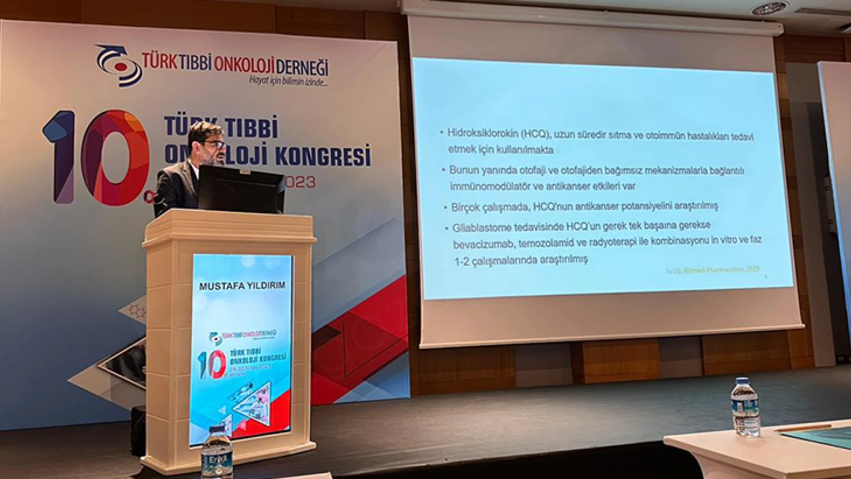 Prof. Dr. Mustafa Yıldırım, Onkolojide İlaç Tasarımı konusunda en iyi çalışma ödülüne değer görüldü