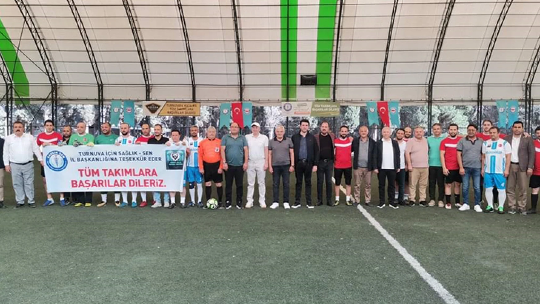 Sağlık Çalışanları Futbol Turnuvası başladı