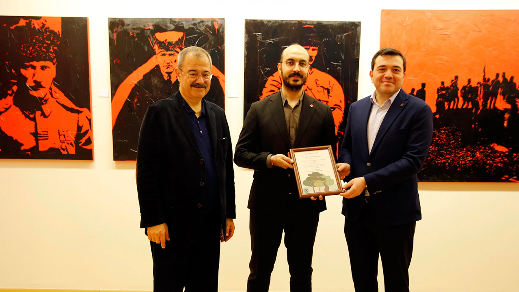 SANKO Sanat Galerisi'nde 'Paşalar-Kuvayi Milliye' resim sergisi açıldı