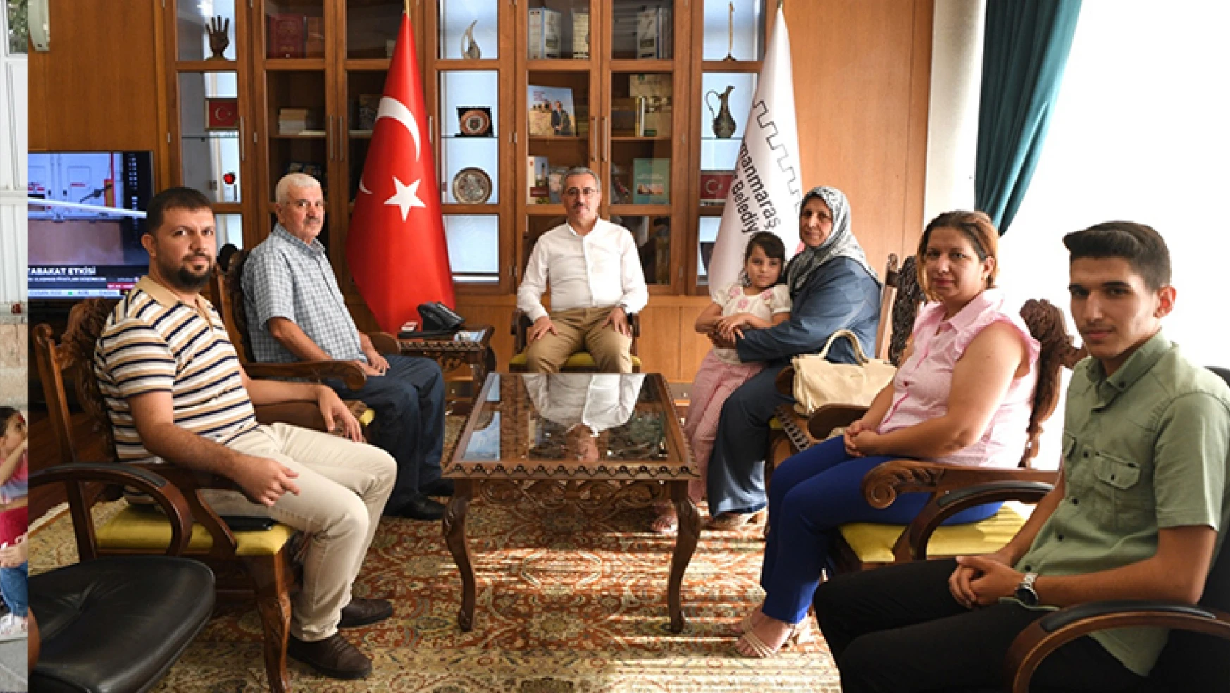 Şehit Barış Göl'ün ailesinden Başkan Güngör'e ziyaret