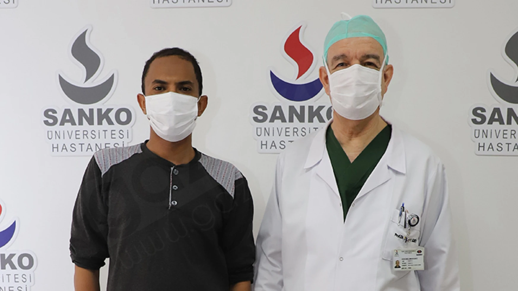 Şifa bulmak için Sudan'dan SANKO Hastanesi'ne geldi