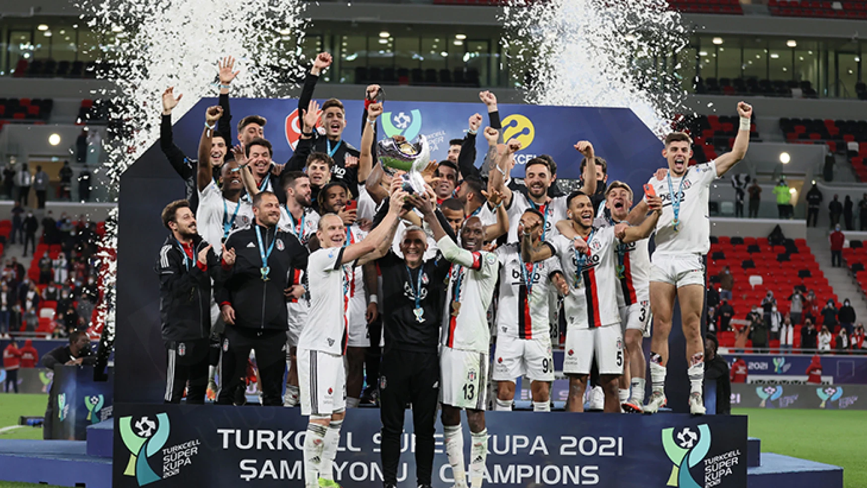 Süper Kupa'nın sahibi şampiyon Beşiktaş