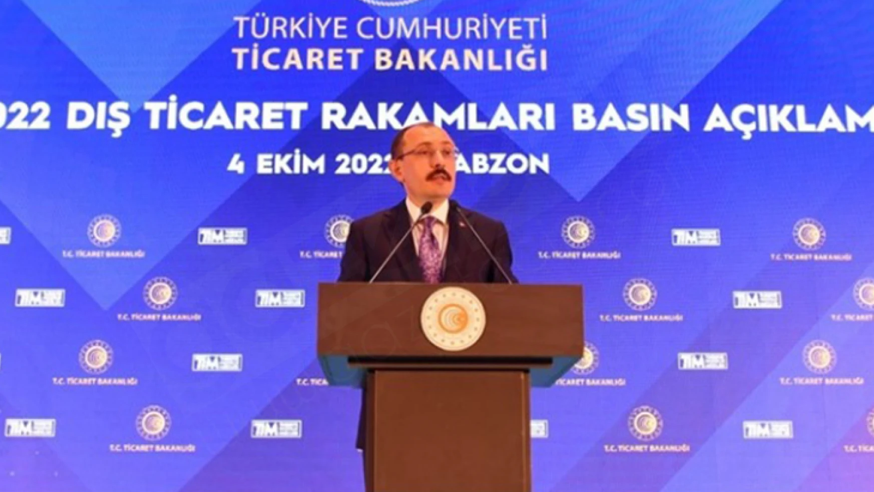 Ticaret Bakanı Mehmet Muş, Eylül ayı ihracat rakamlarını açıkladı