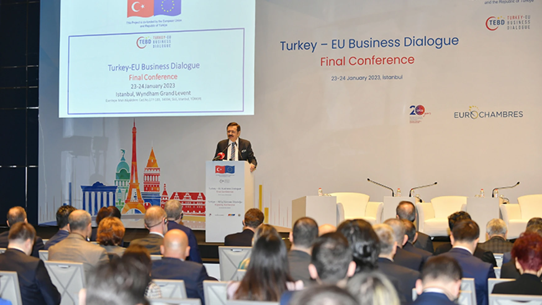 TOBB Başkanı: 'Türkiye-AB iş dünyası arasındaki diyaloğa ciddi katkılar sağladık'