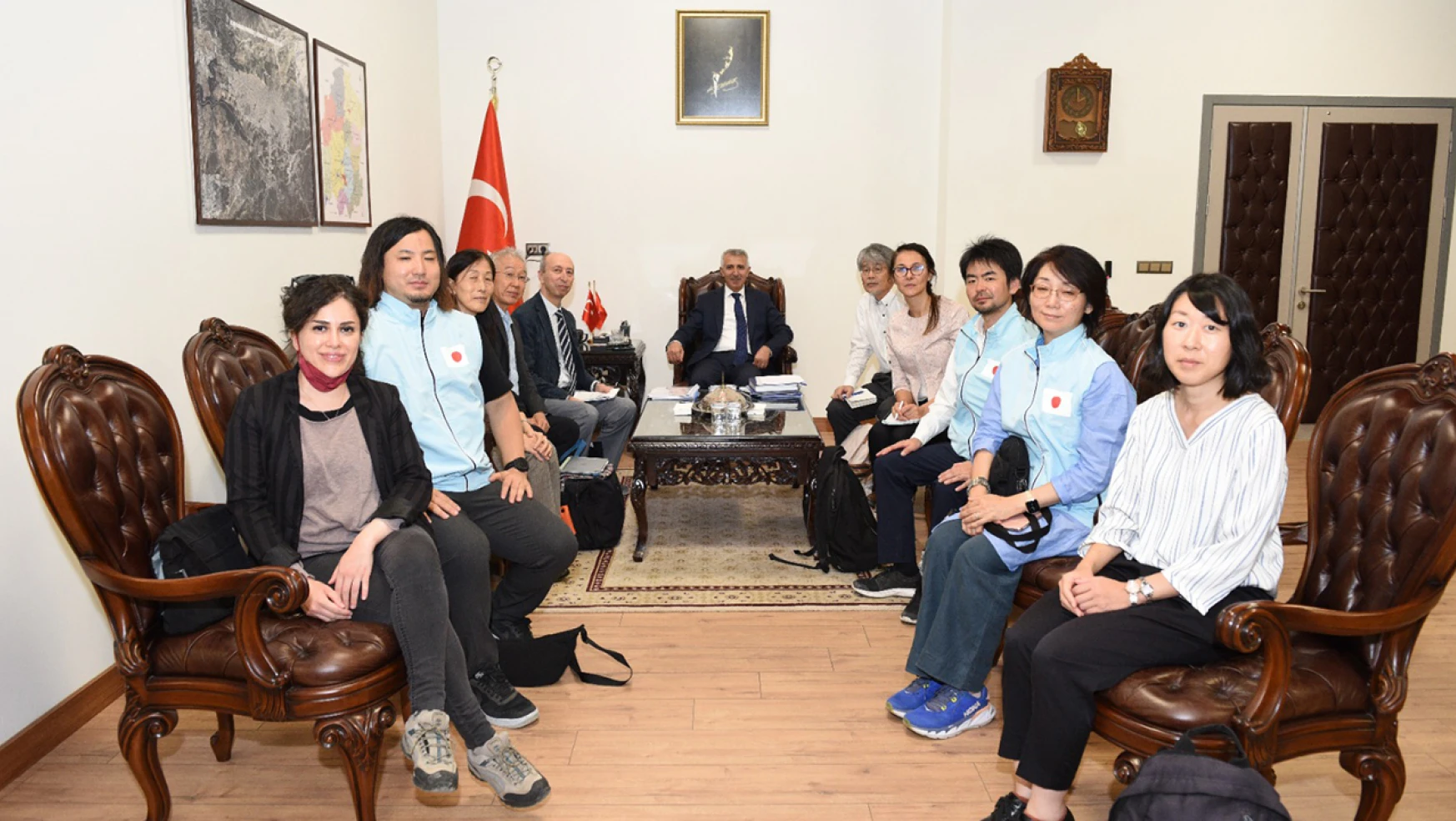 Türk-Japon Vakfı Kültür Merkezi yönetim kurulu üyeleri Kahramanmaraş'ta