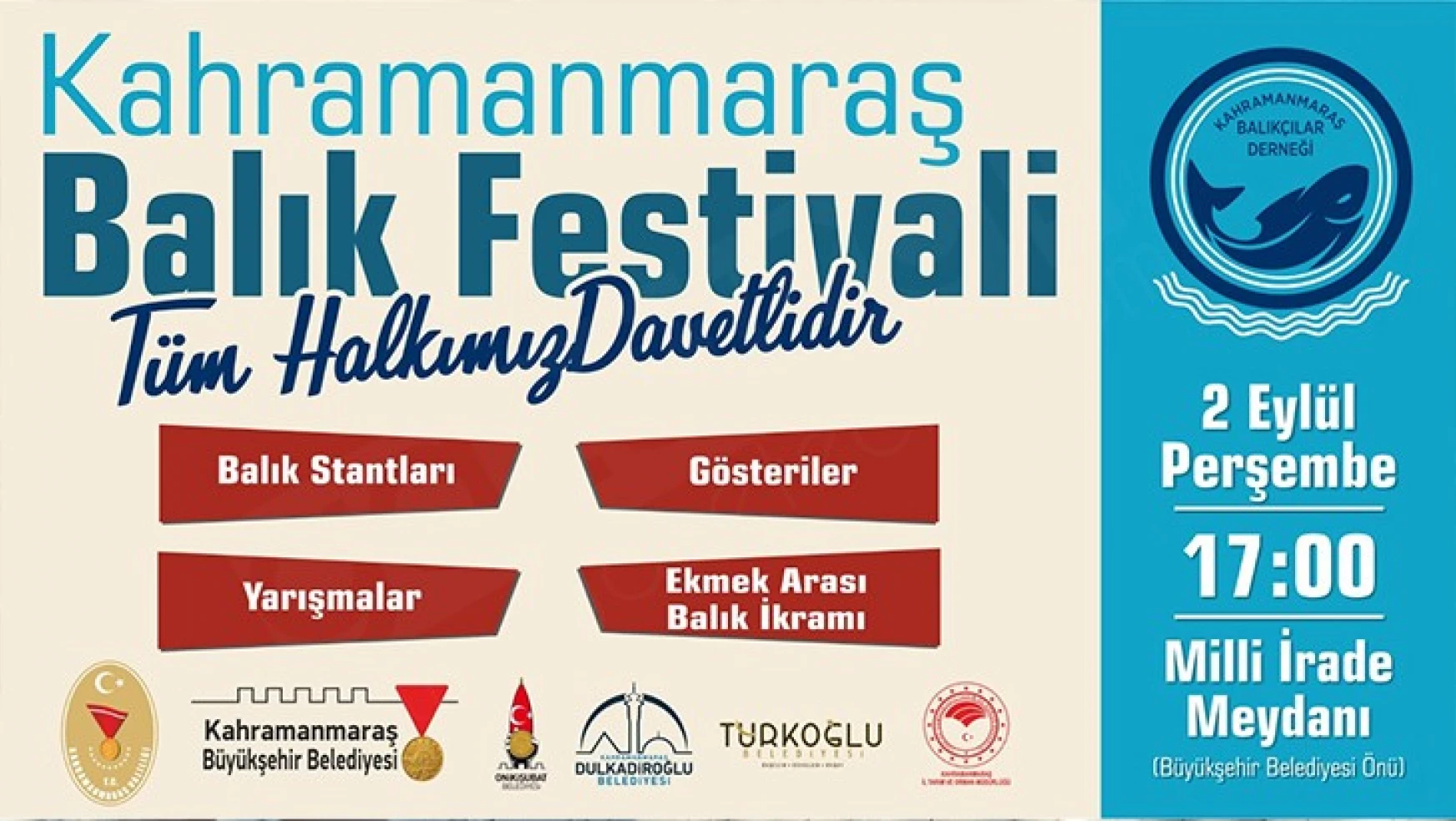 Türkiye'de ilk defa düzenlenecek olan Balık Festivali 2 Eylül'de başlıyor