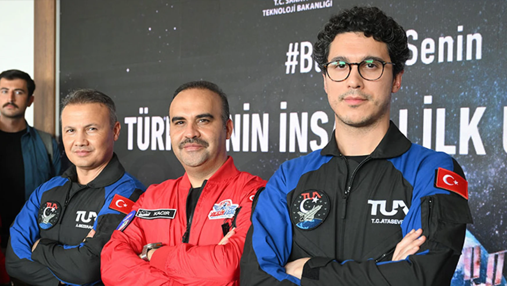 Türkiye'nin ilk uzay yolcuları, kamera karşısına çıktı