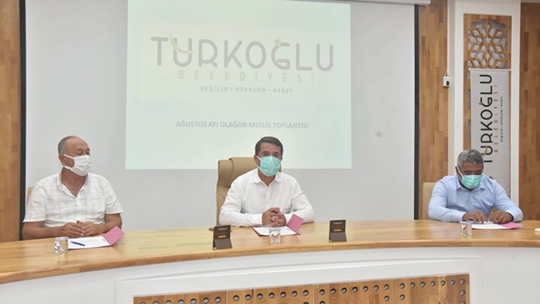 Türkoğlu Belediye Meclisi Başkan Okumuş, öncülüğünde toplandı