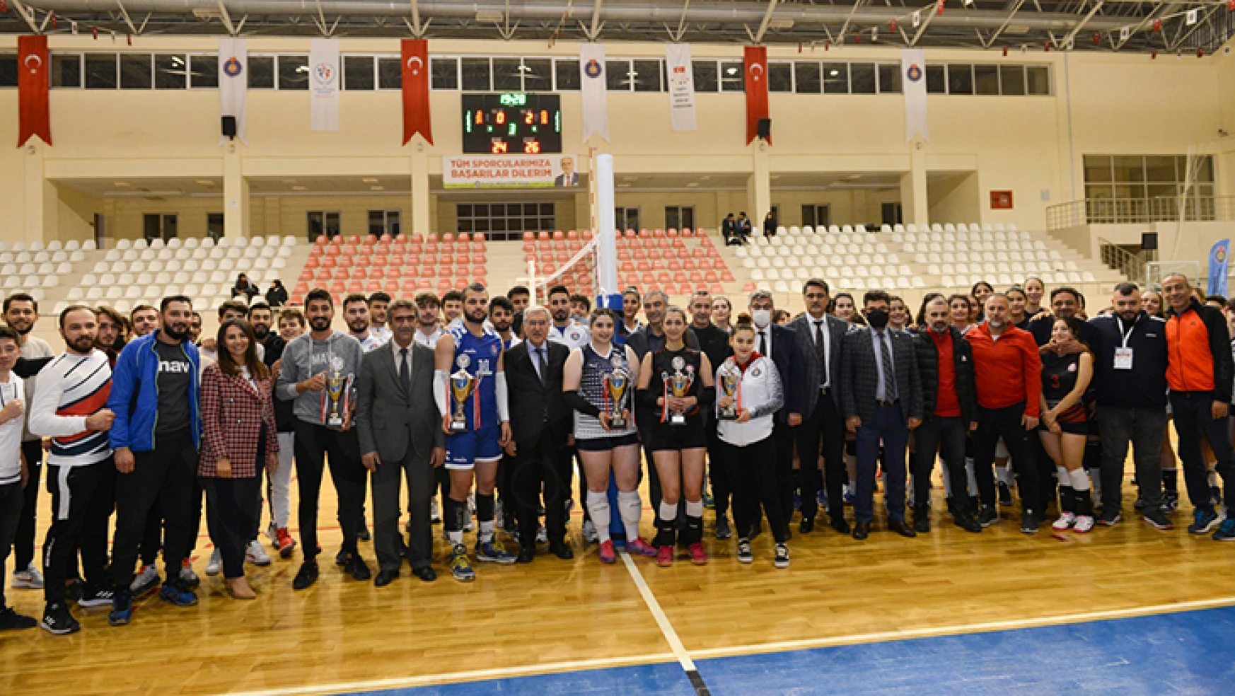 TÜSF Üniversiteler Voleybol 2'nci Lig müsabakalarında kazananlar belli oldu