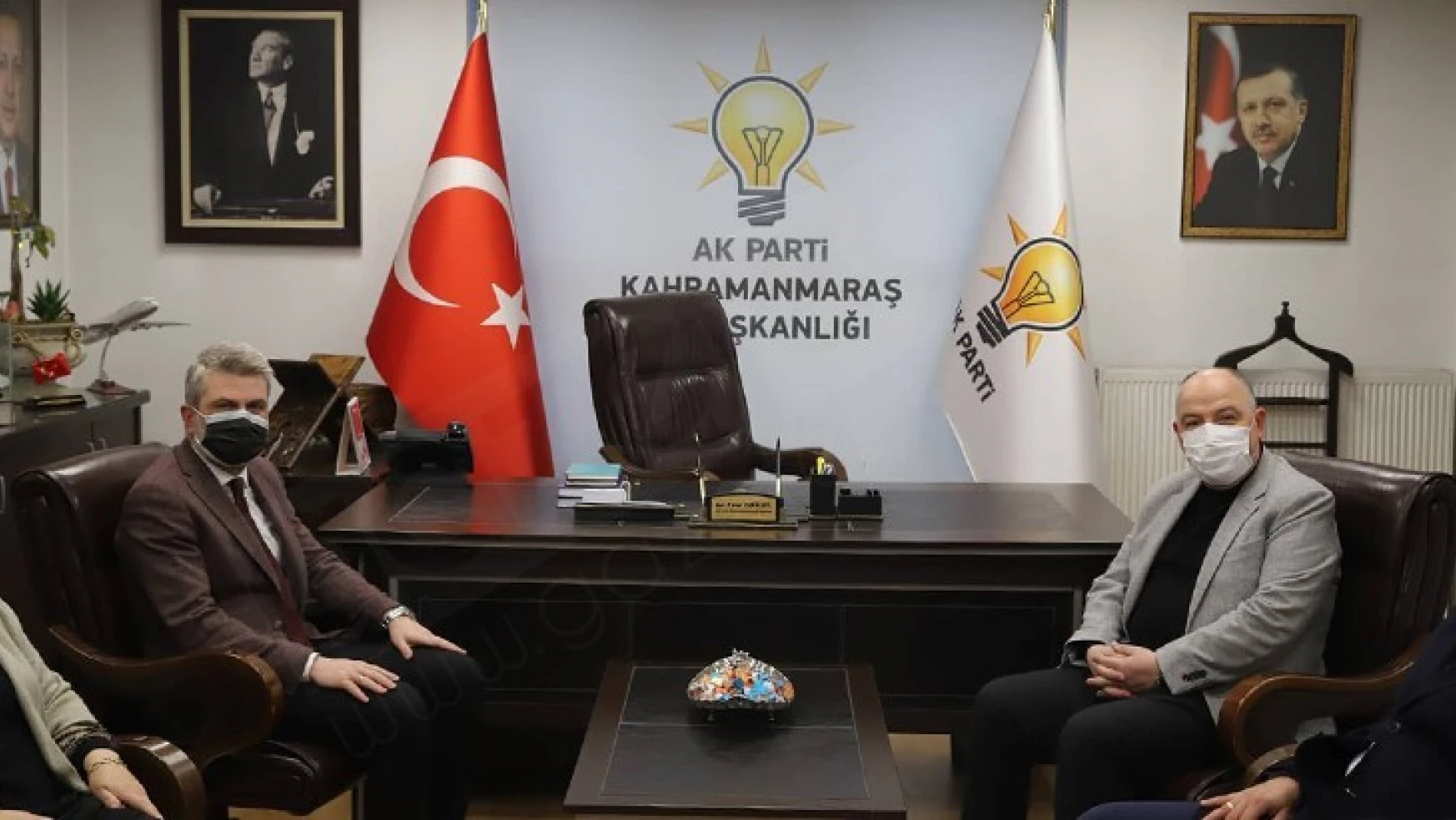 Vali Coşkun'dan AK Parti İl Başkan'ı Görgel'e ziyaret