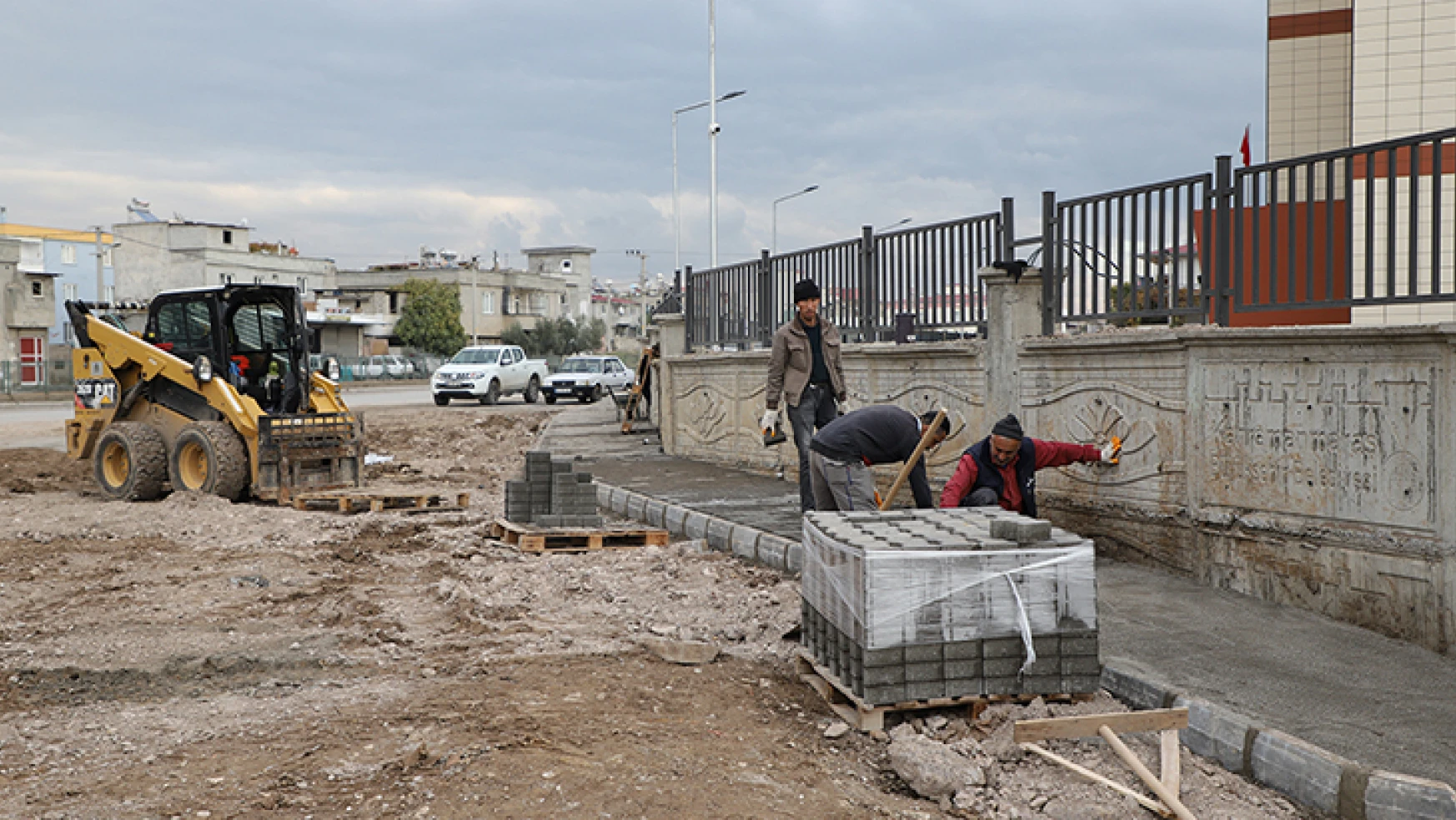 Yahya Kemal mahallesinde kilit parke çalışması