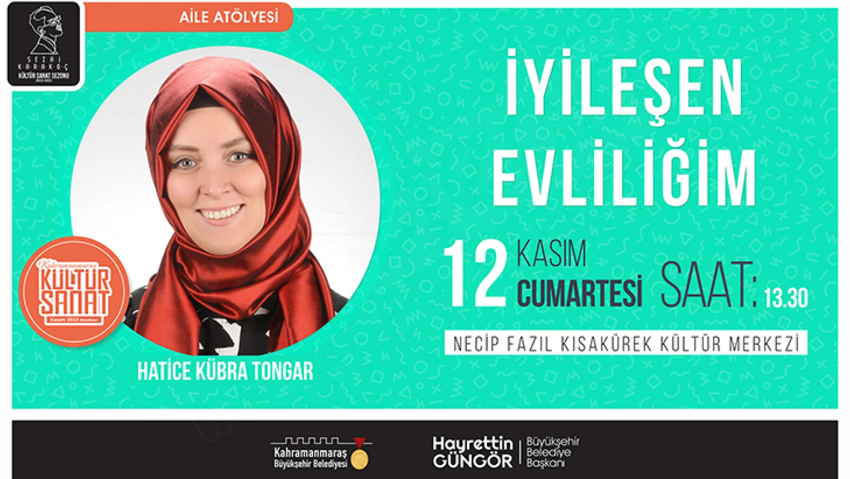 Yazar Tongar, Kahramanmaraş'ta ebeveynlere seslenecek