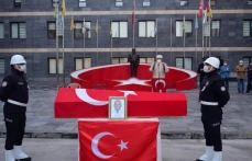 Şehit Polis Memuru Barış Göl, törenle uğurlandı