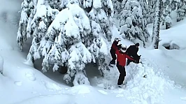 JAK timleri Kartalkaya'da arama kurtarma tatbikatı gerçekleştirdi
