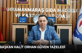 Başkan Halit Orhan güven tazeledi