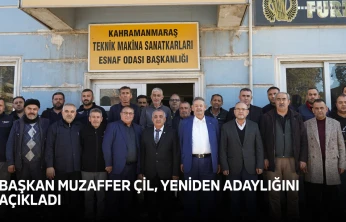 Başkan Muzaffer Çil, yeniden adaylığını açıkladı