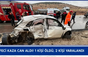 Feci kaza can aldı! 1 kişi öldü, 2 kişi yaralandı
