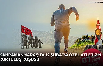 Kahramanmaraş'ta 12 Şubat'a özel atletizm kurtuluş koşusu