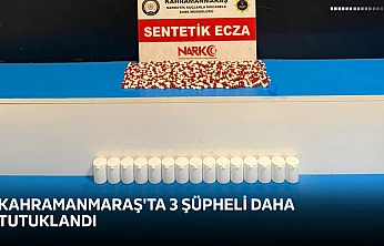 Kahramanmaraş'ta 3 şüpheli daha tutuklandı
