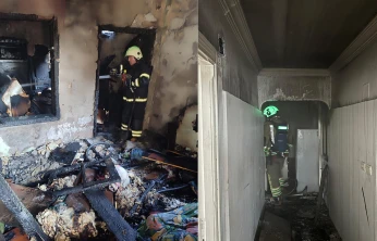 Kahramanmaraş'ta iki mahallede ev yangını