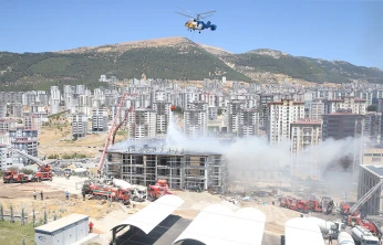 Kahramanmaraş'ta lojmanda çıkan yangın kontrol altına alındı