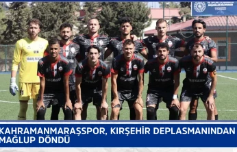 Kahramanmaraşspor, Kırşehir deplasmanından mağlup döndü