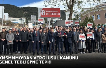 KMSMMMO'dan Vergi Usul Kanunu Genel Tebliği'ne tepki