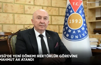 KSÜ'de yeni dönem! Rektörlük görevine Mahmut Ak atandı
