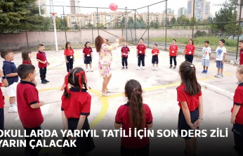 Okullarda yarıyıl tatili için son ders zili yarın çalacak