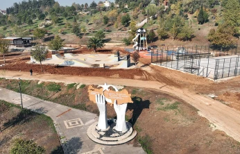 Şehrin ilk Spor Vadisi hızla şekil alıyor