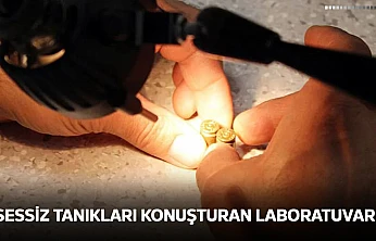 Sessiz tanıkları konuşturan laboratuvar