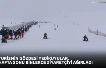 Turizmin gözdesi Yedikuyular, hafta sonu binlerce ziyaretçiyi ağırladı