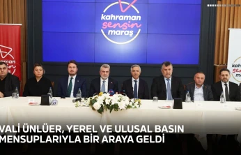 Vali Ünlüer, yerel ve ulusal basın mensuplarıyla bir araya geldi