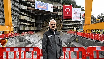 TBM teknolojisinin ilk kez kullanıldığı tünelde kazı çalışmaları tamamlandı