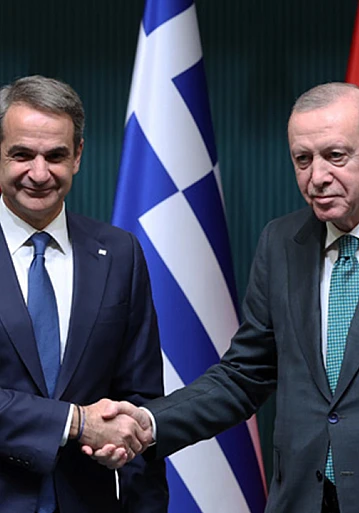 Erdoğan ve Miçotakis, ortak basın toplantısı düzenledi