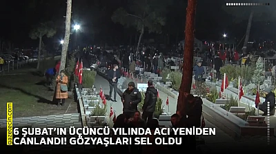 6 Şubat'ın üçüncü yılında acı yeniden canlandı! Gözyaşları sel oldu