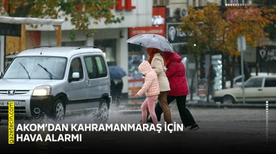 AKOM'dan Kahramanmaraş için hava alarmı