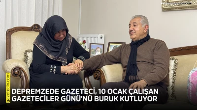Depremzede gazeteci, 10 Ocak Çalışan Gazeteciler Günü'nü buruk kutluyor