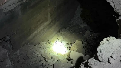 İş makinesiyle kaçak kazı yapan 3 şüpheli suçüstü yakalandı