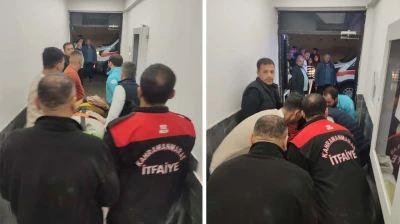 Kahramanmaraş'ta asansör 6'ncı kattan eksi 3'e çakıldı