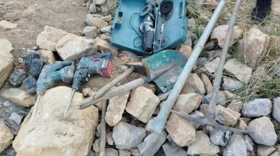 Kahramanmaraş'ta kaçak kazı yapan 6 şüpheli suçüstü yakalandı