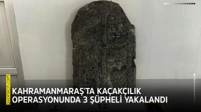 Kahramanmaraş'ta kaçakçılık operasyonunda 3 şüpheli yakalandı