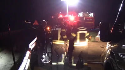 Tıra çarpan otomobilin sürücüsü feci şekilde can verdi