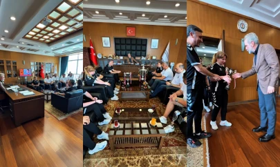 Kahramanmaraş'ın gururu Kadın Goalball Takımı şehre geldi