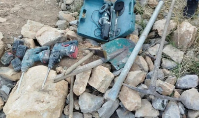 Kahramanmaraş'ta kaçak kazı yapan 6 şüpheli suçüstü yakalandı