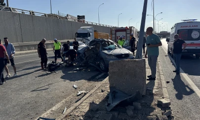 Kahramanmaraş'taki feci kazada 3 kişi yaralandı