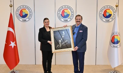 Nazlı Ceylan Balduk Kurtul'dan Hisarcıklıoğlu'na ziyaret