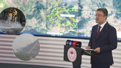 Bakan Yumaklı, Kahramanmaraş'taki yangının kontrol altına alındığını duyurdu