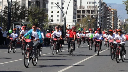 Kahramanmaraş'ta iyiliğin ve umudun pedalları çevrildi