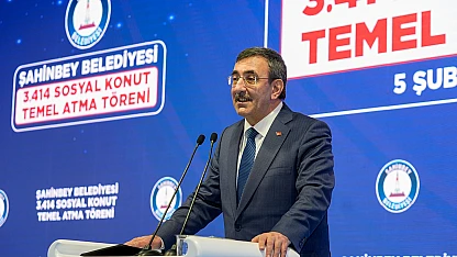 Cevdet Yılmaz, sosyal konut temel atma töreninde konuştu